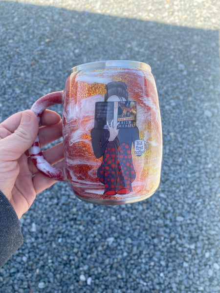 Custom Milky Way Reading Girl Coffee Mug. **FREE SHPPING