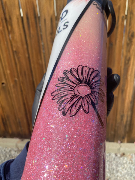 God is in the Details Glitter Tumbler **FREE SHIPPING