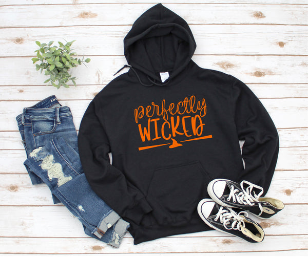Perfectly Wicked Halloween Hoodie Sweatshirt