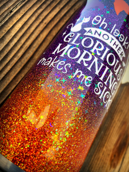 Hocus Pocus Glorious Morning Glitter Tumbler **FREE SHIPPING