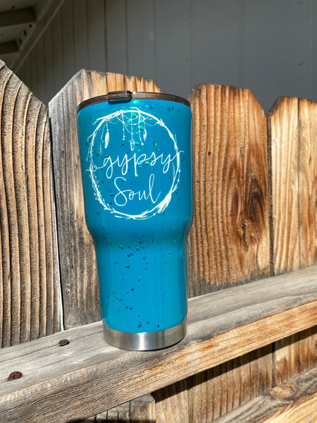 Gypsy Soul Glitter Tumbler