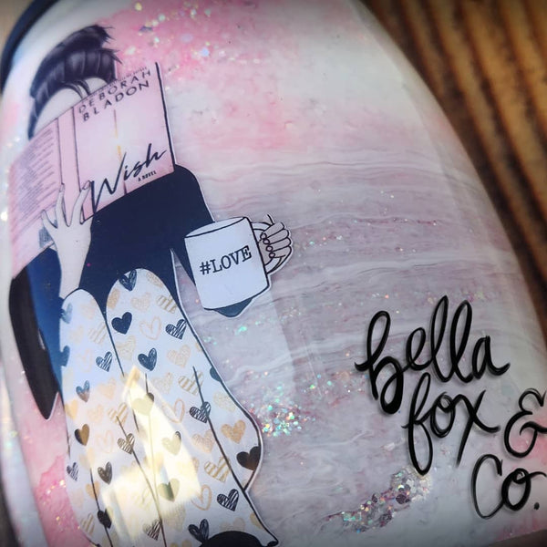 Custom Milky Way Reading Girl Coffee Mug. **FREE SHPPING