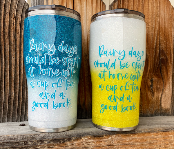 Best Friend Glitter Tumbler Set **FREE SHIPPING