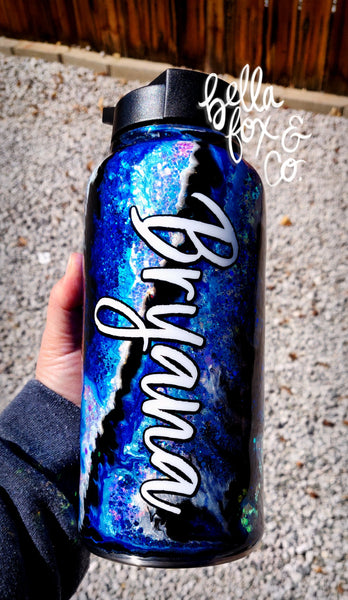 Custom Glitter Tumbler Soccer **FREE SHIPPING