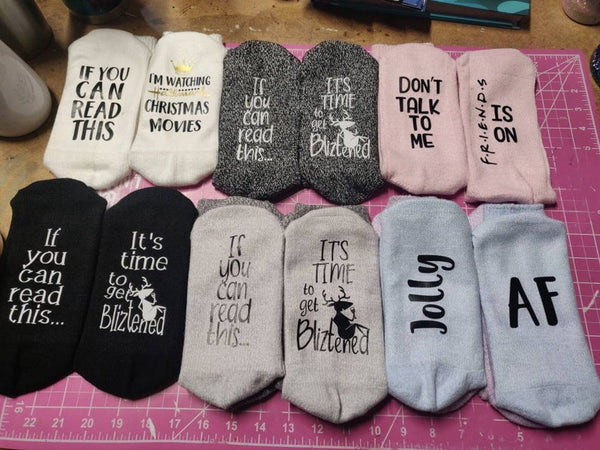 I'm Watching Schitt's Creek Again Socks **FREE SHIPPING