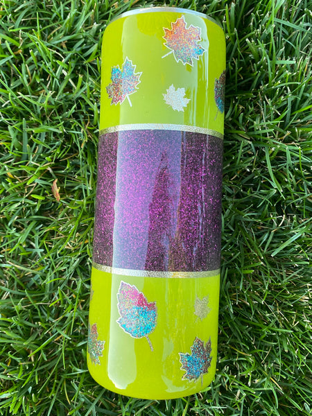 Fat Girl Fall Glitter Tumbler**Free Shipping