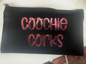 Coochie Corks Makeup/Tampon Bag **FREE SHIPPING