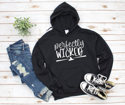 Perfectly Wicked Halloween Hoodie Sweatshirt