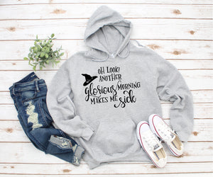 Hocus Pocus Glorious Morning Halloween Hoodie Sweatshirt **FREE SHIPPING