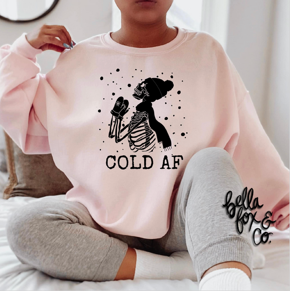 Cold AF Hoodie Holiday Winter Sweatshirt **FREE SHIPPING