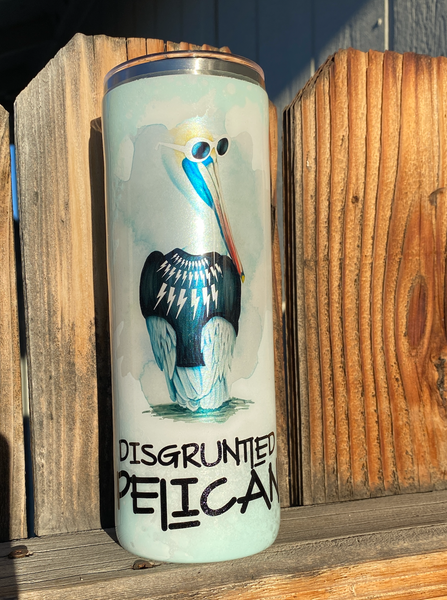 Disgruntled Pelican Tumbler EWWW David Rose  **FREE SHIPPING