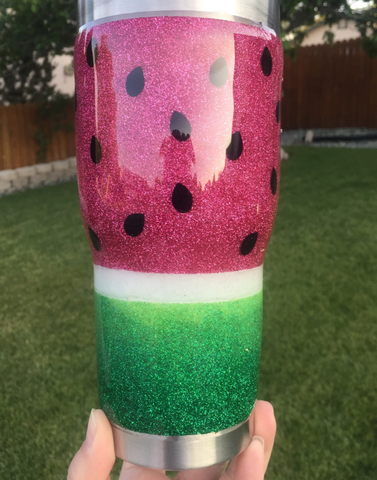 I Carried a Watermelon Glitter Tumbler **FREE SHIPPING