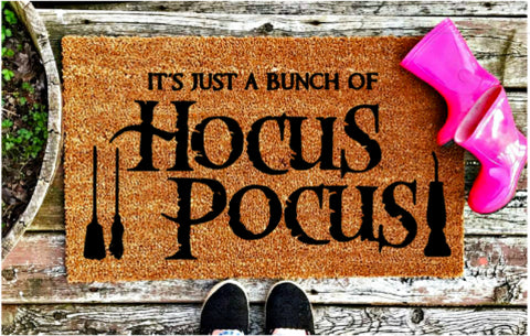 Hocus Pocus Halloween Doormat **FREE SHIPPING