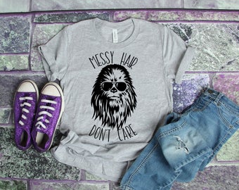 Messy Hair Don't Care Chewbacca T-Shirt